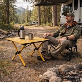 Pliabil drumeții, masa de camping Lățime: 60 cm | Lungime: 120 cm