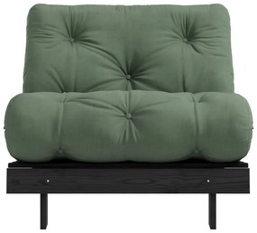 Fotoliu verde Roots Black Night – Karup Design