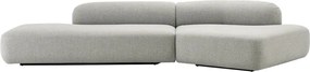 Canapea design elegant LUX Taraval, Reve grey
