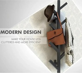 Cuier pom din metal cu 8 agatatori, Sega, 100 cm