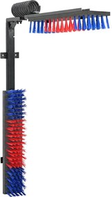 vidaXL Periile pentru vite Roșu și albastru 84 x 10 x 91 cm PVC