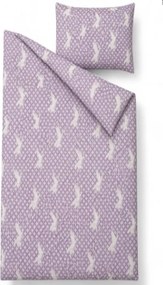Lenjerie de pat din bumbac LILAC MEADOW mov Dimensiune lenjerie de pat: 70 x 80 cm | 140 x 200 cm