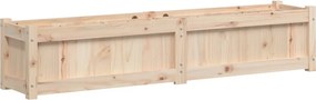 vidaXL Jardinieră de grădină, 150x31x31 cm, lemn masiv de pin
