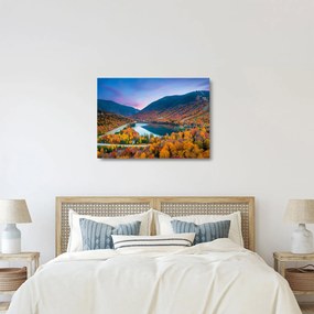 Tablou pe sticlă - White Mountain, New Hampshire, USA (70x50 cm)