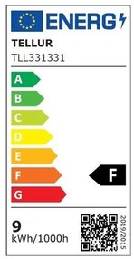 Bec Tellur WiFi Smart E27, 9 W, albă caldă