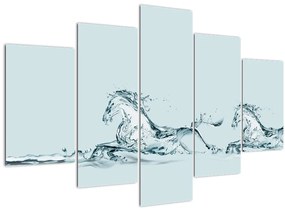 Tablou - Cai din picături de apă (150x105 cm)