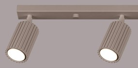 Spot taupe din metal 6,5x81 cm Gleam – Sollux