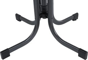 Masă de grădină rotundă din metal ø 70 cm Pizarra – Dajar