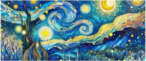 Tablou – Mozaic al nopții înstelate (120x50 cm)