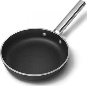 Tigaie SMEG FPF2002BLM, 1,5 l, Ø20 cm, Acoperire ceramica antiaderenta, Pana la 250°C, Fara PFAS, Inductie, Negru