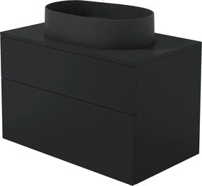 Prizma Mobilier de baie , cu chiuvetă din granit - 55x35 cm SDNB8SNU6S