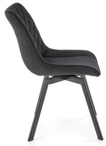 Scaun de dining OMBRA, 1 buc., negru