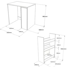Cabinet de baie SA1-WK