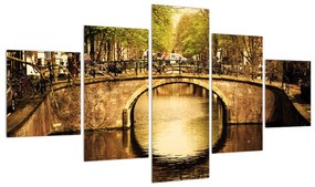 Tablou cu Amsterdam (125x70 cm), în 40 de alte dimensiuni noi