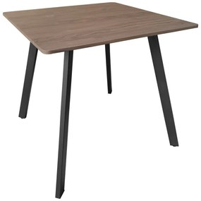 Masa Bucatarie/Dining Sergio MDF Nuc 80x80x75cm