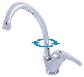 RAV Slezák SA006.0/1 - Baterie pentru chiuvetă SAZAVA, 26,1 cm, crom lucios