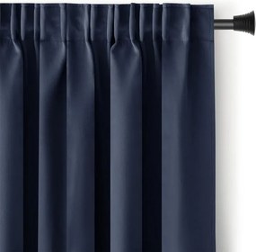 decoDoma Draperie groasă blackout RESTILO indigo 140 x 245 cm 1 buc