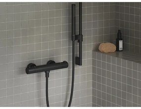 Ravak X07P568 - Furtun de duș din plastic, 150 cm, negru