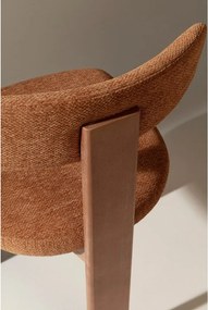 Scaune de dining cărămizii 2 buc. tapițate Nadia – MOME