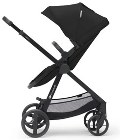 Cărucior de copii combinat 3 în 1 KINDERKRAFT NEWLY Classic black + scaun auto MINK PRO