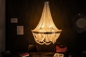 Candelabru elegant design clasic Royal XL 70cm, argintiu