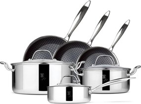 Set oale si tigai 9 piese Eternal Berlinger Haus BH 8524, antiaderente, compatibile inductie
