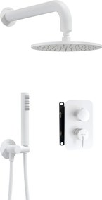 SILIA – Set de Duș Îngropat cu BOX și Cap de Duș Rotund, BXYYAQSM Finisaj Bianco 🚿✨