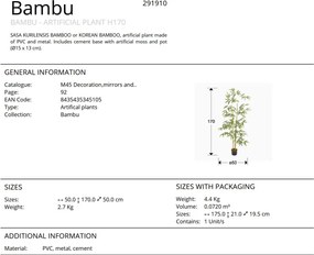 Planta artificiala decorativa Bambu, H170