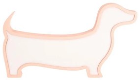 Lampă de birou LED pentru copii DOG LED/12W/230V roz