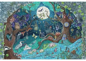 PUZZLE LEMN PADURE, 500 PIESE - RAVENSBURGER (RVSPA17516)