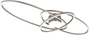 Brilagi - plafonieră LED dimabilă APOLLO LED/58W/230V 43,2x101,2 cm crom + telecomandă