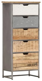vidaXL Dulap cu sertare, 45 x 30 x 105 cm, lemn masiv de mango