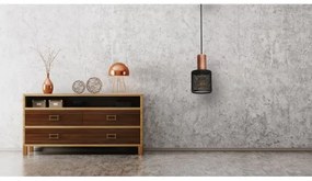 Lustră pe cablu ARES BLACK 1xE27/60W/230V