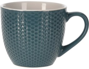 Cană din gresie Honeycomb, 250 ml, albastru