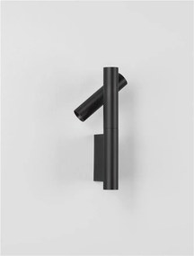 Aplica cu spot LED directionabil stil minimalist ARCO negru