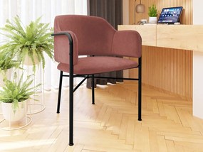 Scaun sufragerie Uzparona (teracotă + Negru) . 1103527