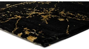 Covor Universal Gold Marble, 60 x 120 cm, negru