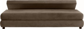 Canapea extensibilă, textil capuccino/bej, CLIV