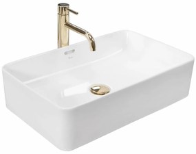 Lavoar Berta alb L56 cm