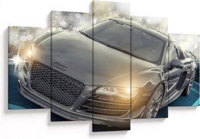 Tablou cu Audi - gri (150x105 cm)