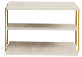 Masă de cafea Lifon Gold Travertine