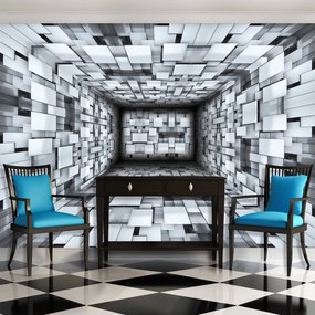 Fototapet - Coridor 3D (254x184 cm)
