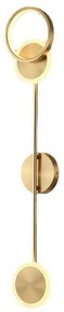 Aplica LED , Y Gold, 13W, Auriu/Alb