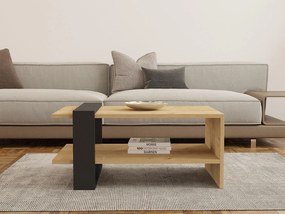 Măsuță de cafea Vipoba (antracit + stejar) . 1093185