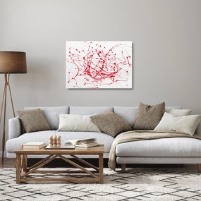 Tablou pe sticlă - Tehnica de picurare (70x50 cm)