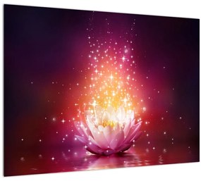 Tablou cu floare de lotus (70x50 cm)