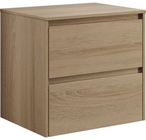 Dulap pentru lavoar TRONDHEIM, 60 cm, stejar