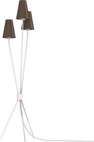 Lampadar TREFOT 3xE14/15W/230V maro/crem