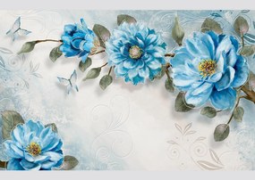 Fototapet. Pictura Murala in Magnolii albastre. Art.05231