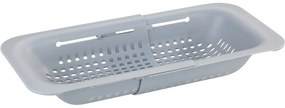 Scurgător telescopic Wenko 30 - 50 cm, pe chiuvetă, gri
